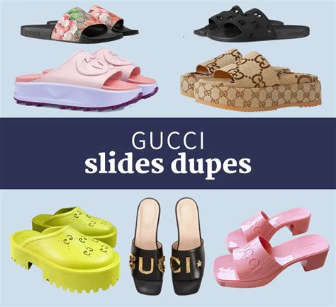 gucci fur slides dupe|gucci knockoff slides for men.